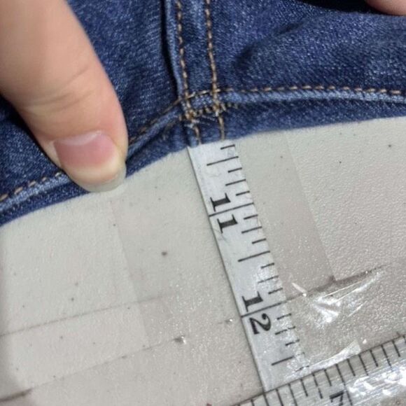 American Eagle Women's Distressed The Dream Jean High Rise Jeggings Blue Size 0 - Picture 7 of 11